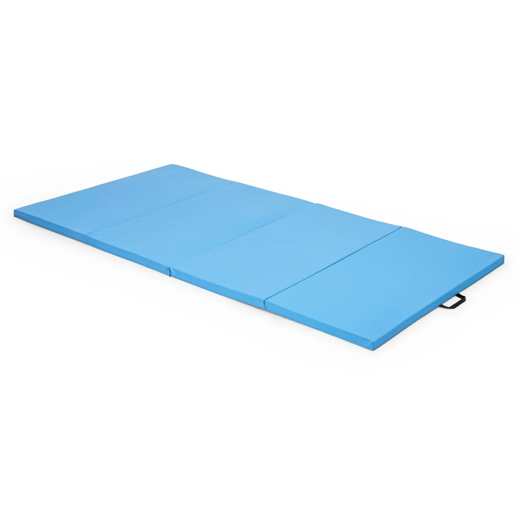 CAP Barbell All Purpose Folding Exercise Training & Gymnastics Balance Mat 10' x 4' x 3" Thick, Black