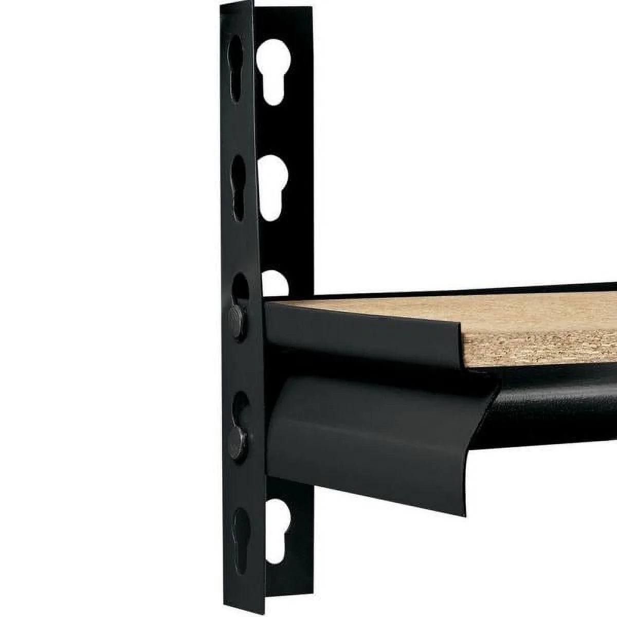 Muscle Rack 48"W x 24"D x 72"H 5-Shelf Steel Freestanding Shelving Unit; Black