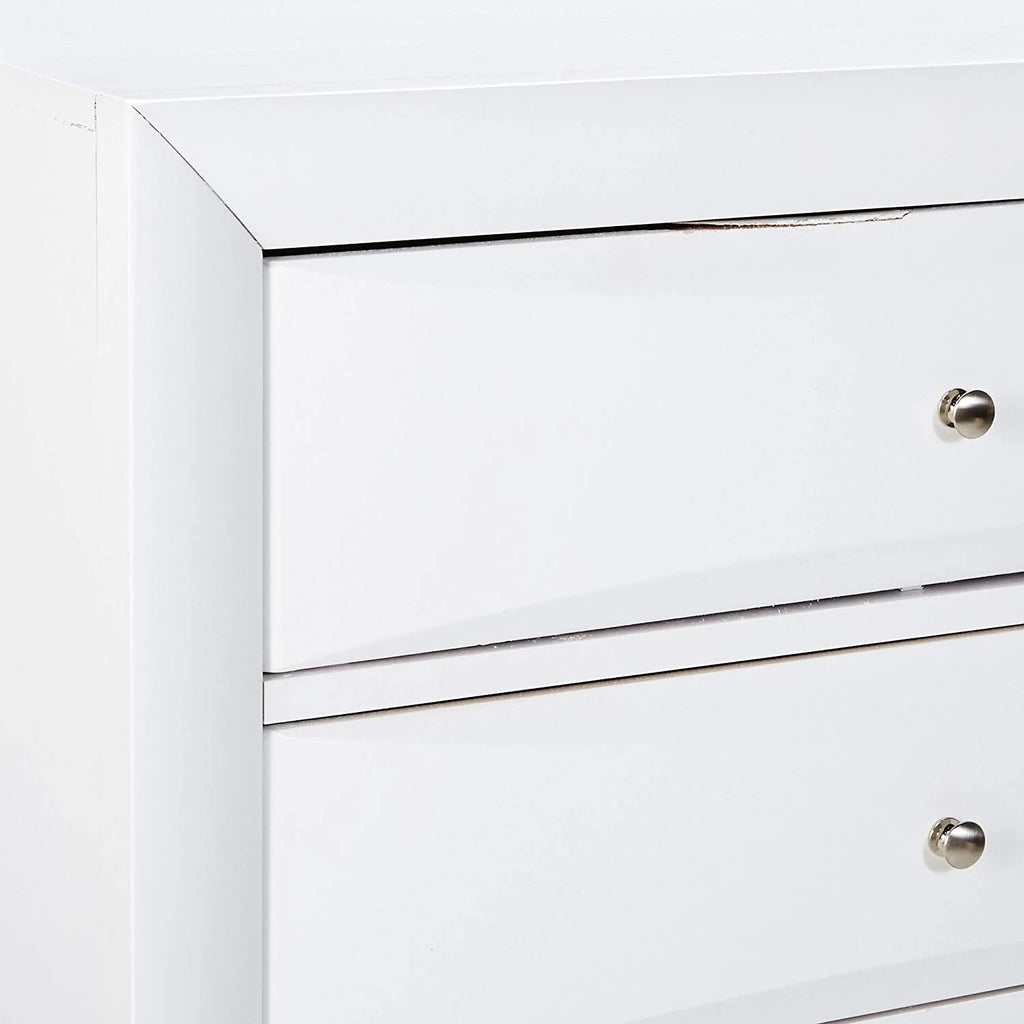 Acme Ireland 5 Drawer Wood Chest in White 32"L x 17"W x 48"H