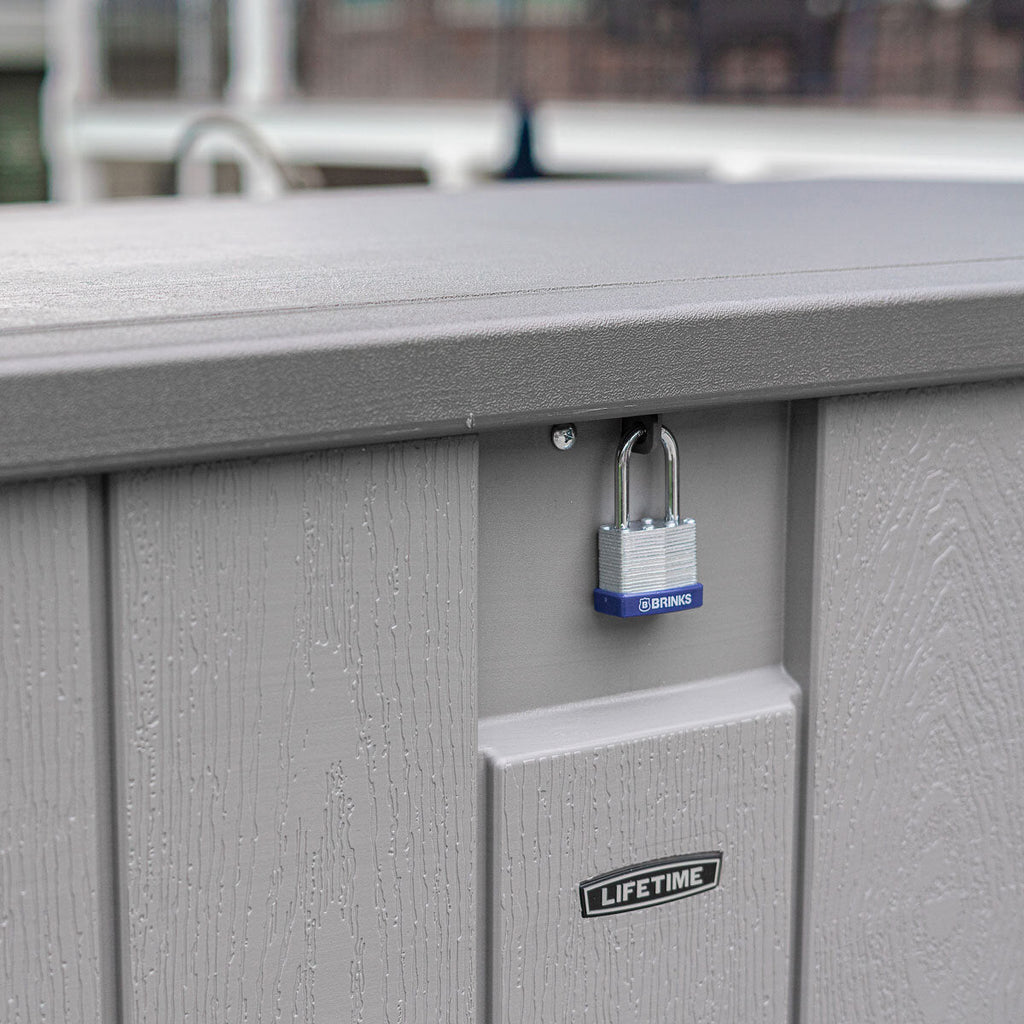Lifetime 568L Modern Outdoor Storage Deck Box - Weather Resistant Patio Storage Box Model 60384U