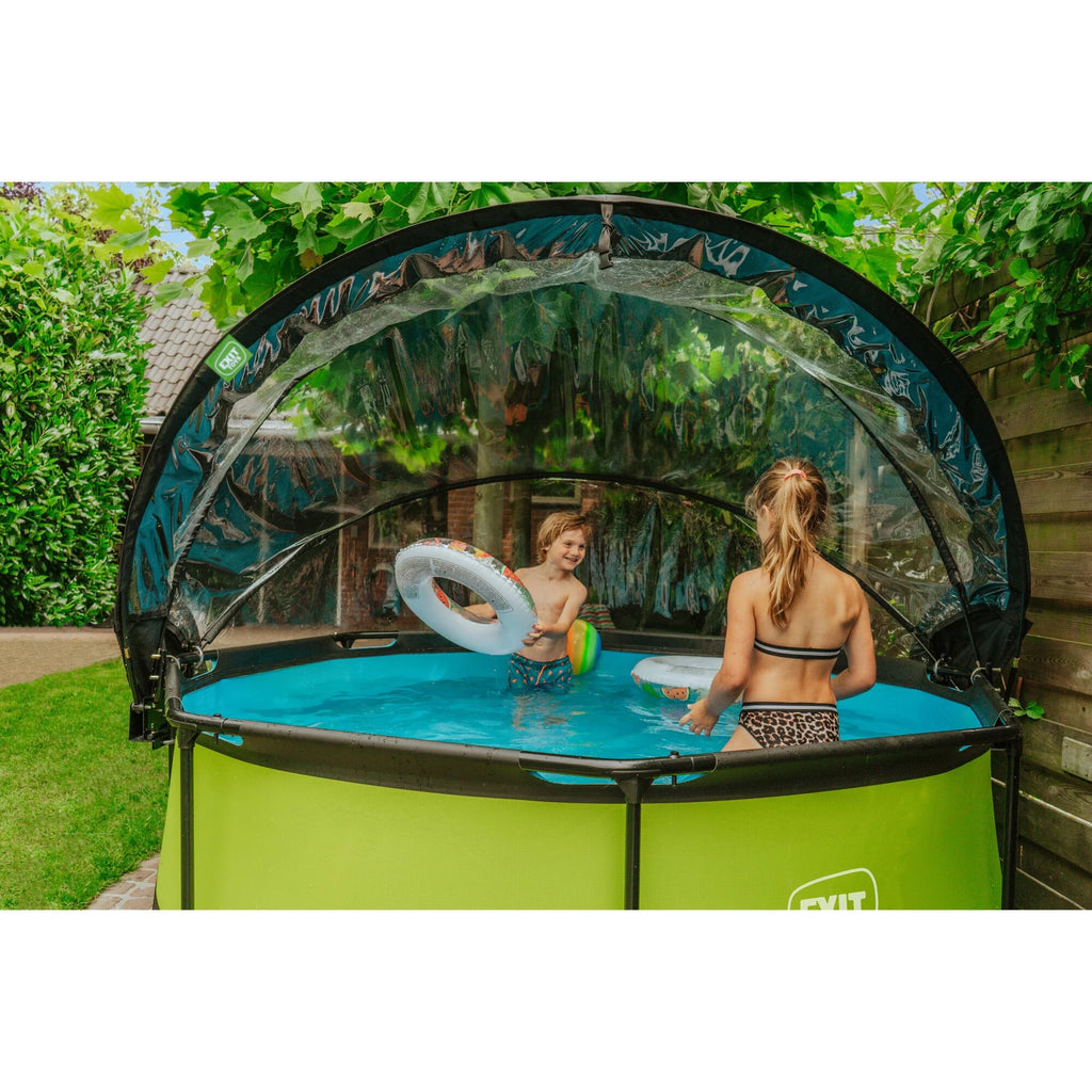 EXIT Toys UV Resistant Pool Covers, PVC Transparent, 104" x 104" x 55"