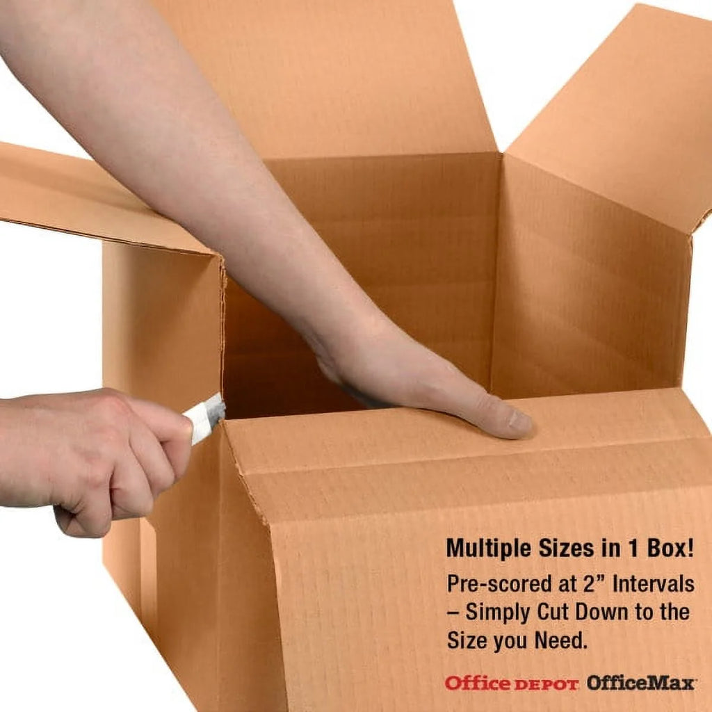 30" x 20" x 20" Shipping Boxes 48 ECT Double Wall Brown 10/Bundle (HD302020DW)