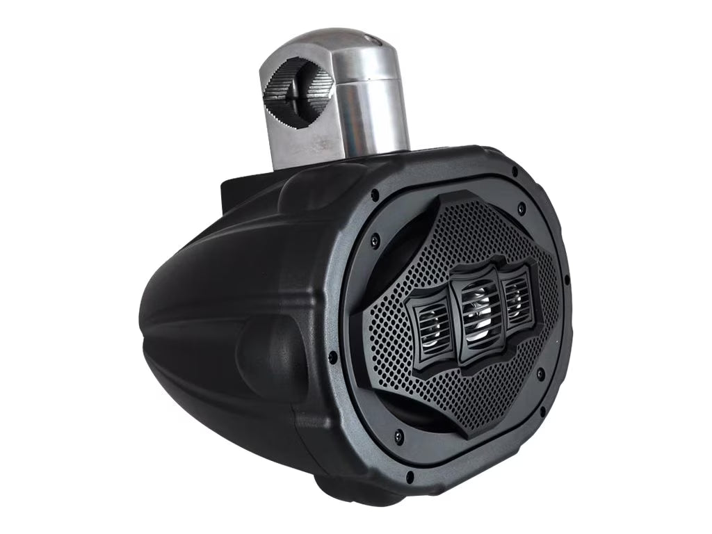 Lanzar AQWB69B 1 x 300 Watts 6 x 9 Inches 4-Way Marine Wake Board Speaker (Black)