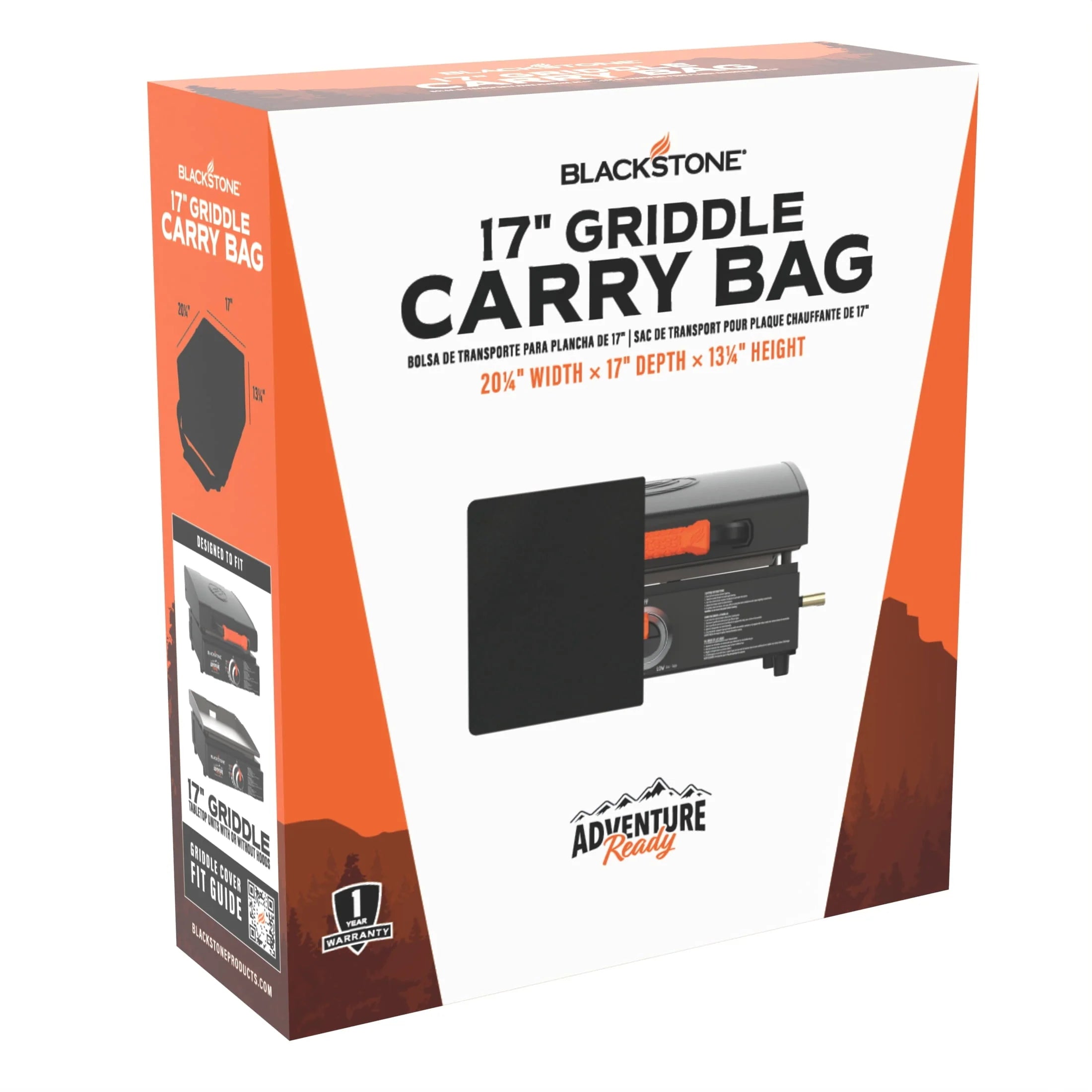 Blackstone 17" Tabletop Griddle Carry Bag with Shoulder Strap - 20.2 in L x 17.1 in W x 13.2 in H