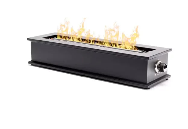 Loom X 28 in. W x 5.75 in. H Outdoor Rectangular Black LP Gas Tabletop Fire Pit