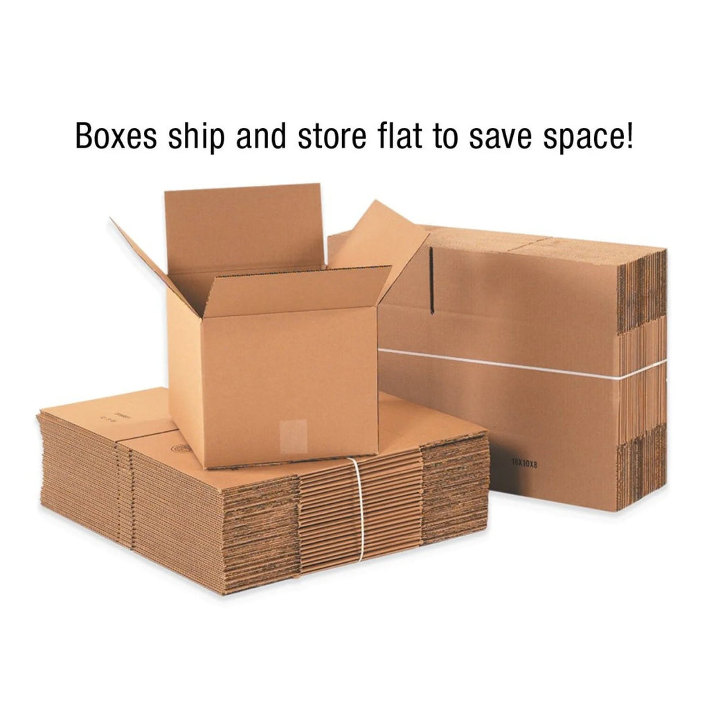ZRQarq 16 x 16 x 10 Corrugated Cardboard Boxes, Medium 16"L x 16"W x 10"H, Pack of 25 | Shipping, Packaging, Moving, Storage Box for Home or Business, Strong Wholesale Bulk Boxes