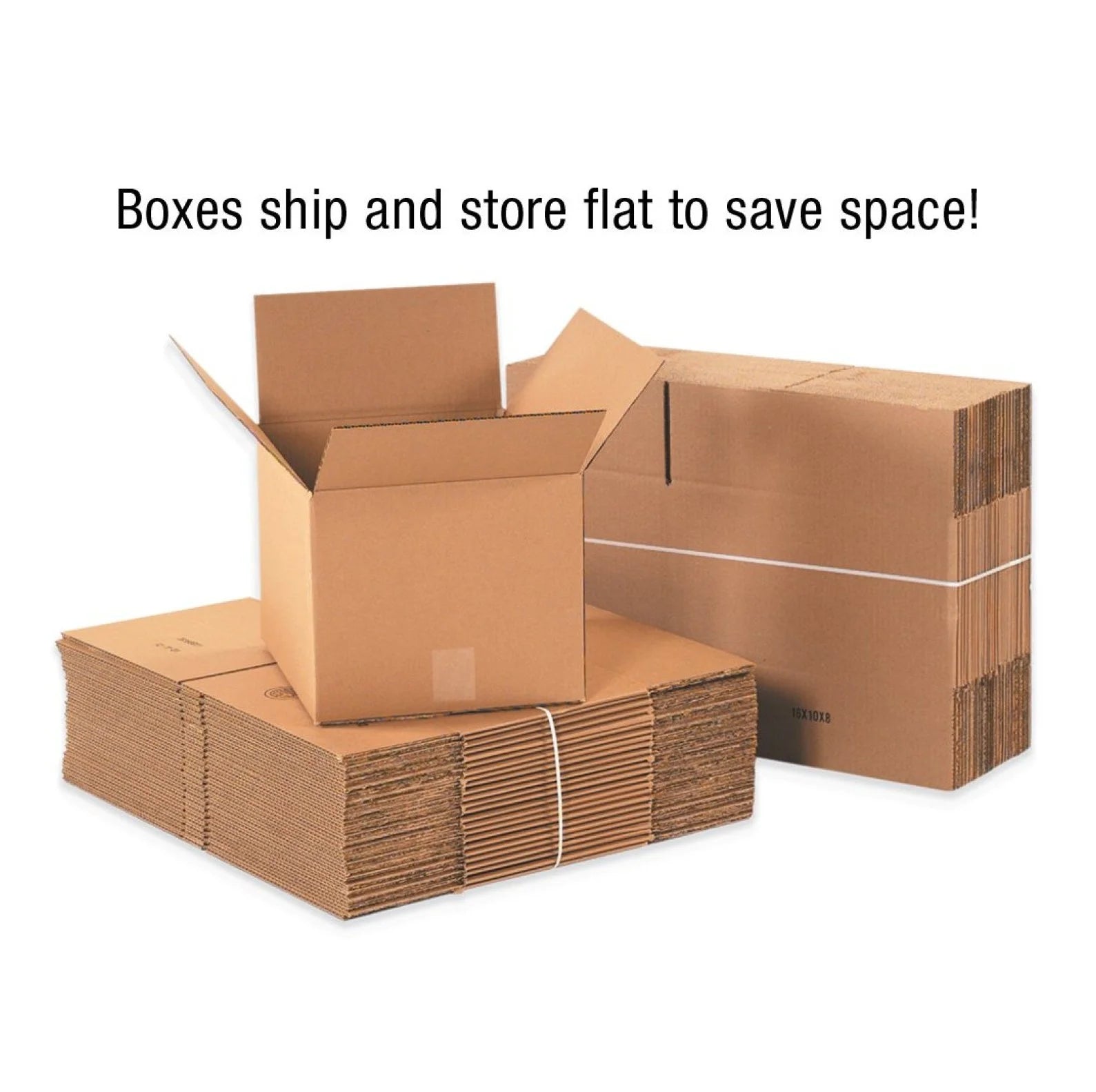 ZRQarq 16 x 16 x 10 Corrugated Cardboard Boxes, Medium 16"L x 16"W x 10"H, Pack of 25 | Shipping, Packaging, Moving, Storage Box for Home or Business, Strong Wholesale Bulk Boxes
