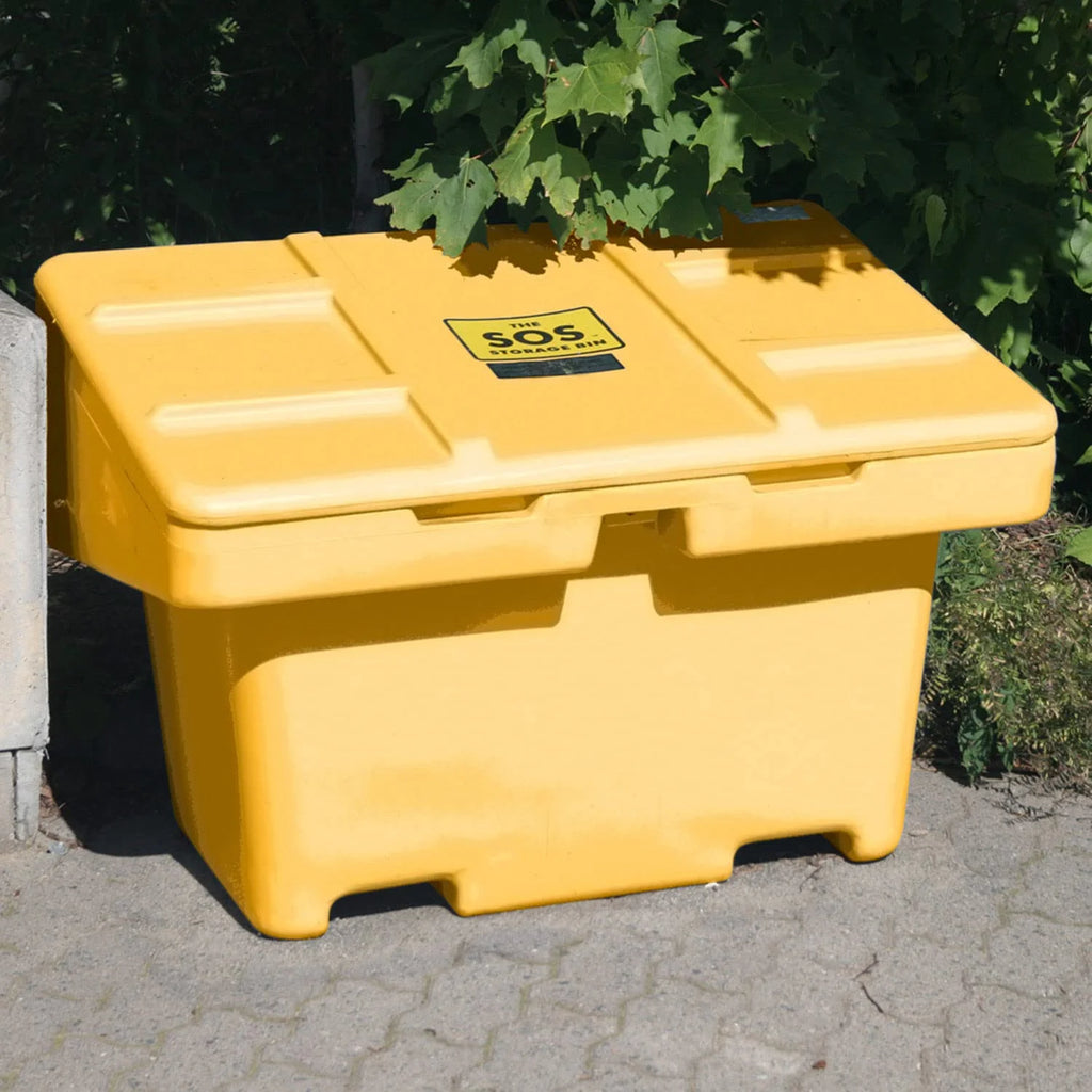 Techstar SOS Outdoor Storage Container - 11 Cu. Ft. - Yellow, 42" x 29" x 30"