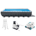 INTEX Ultra XTR 24锟斤拷 x 12锟斤拷 x 52锟斤拷 Rectangular Above Ground Pool Set w/ Filter Pump