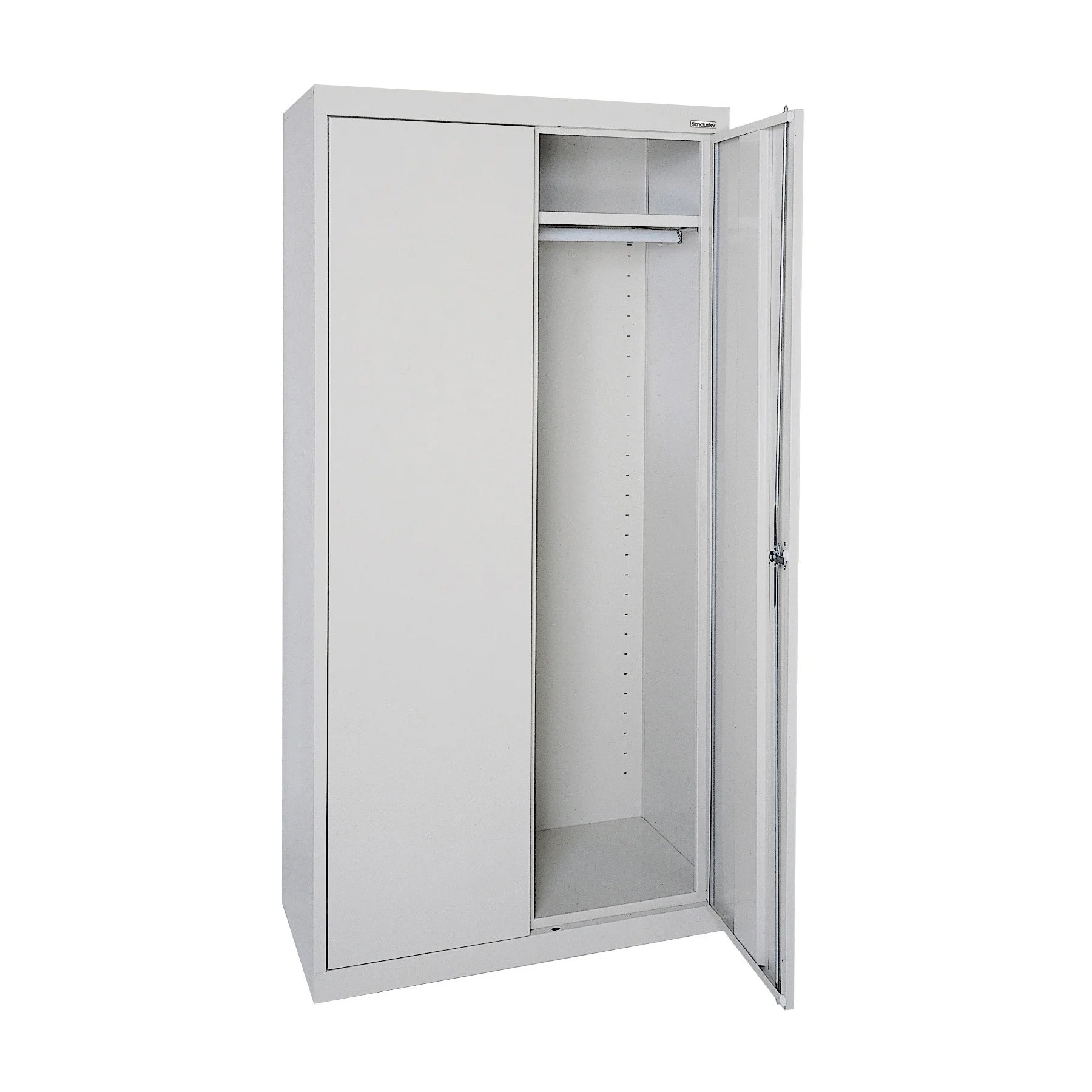 Elite Series Wardrobe Cabinet with Adjustable Shelf, 36"W x 24"D x 72"H, Dove Gray