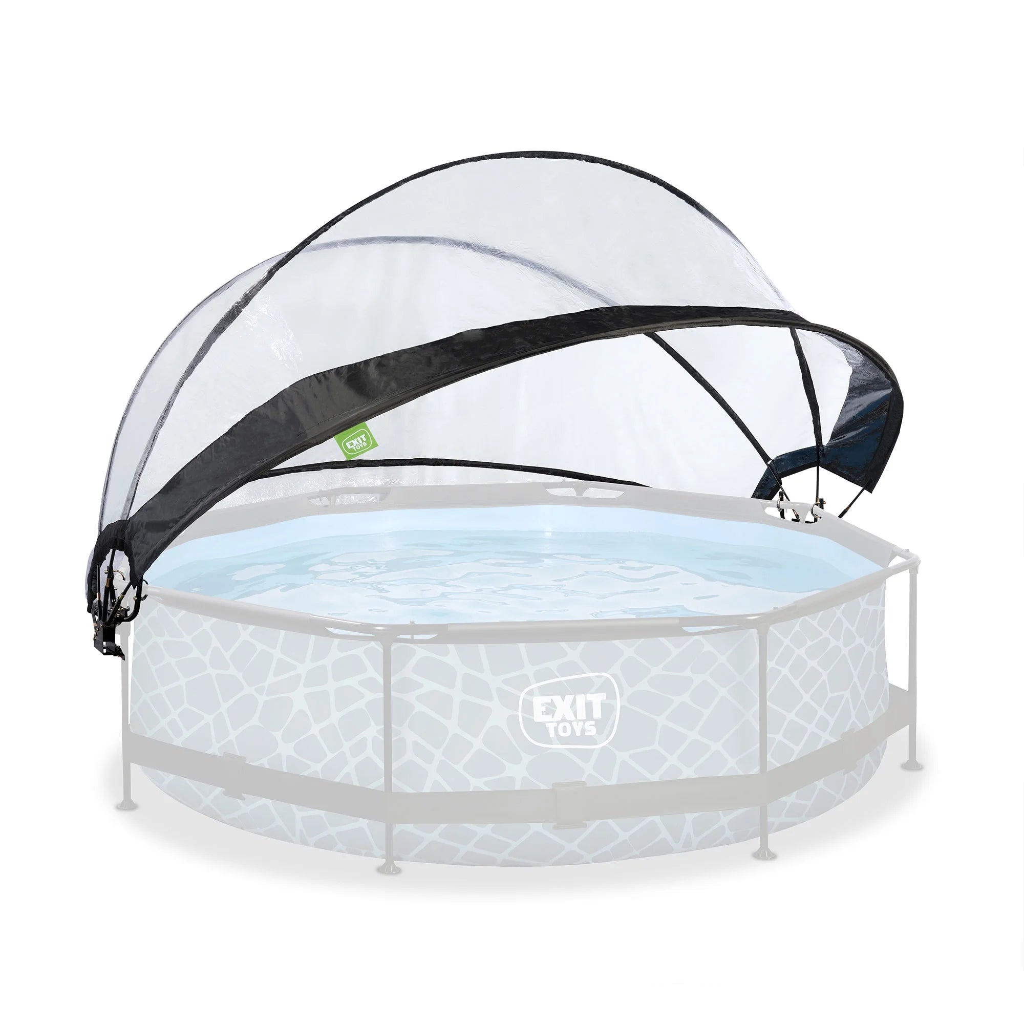 EXIT Toys UV Resistant Pool Covers, PVC Transparent, 104" x 104" x 55"