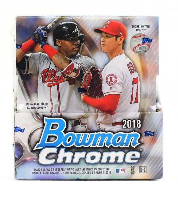 Bowman Chrome Baseball Hobby Box Factory Sealed MLB Trading Cards
