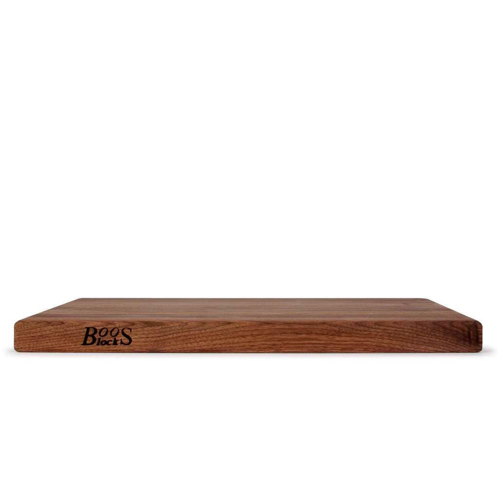 John Boos R-Board Reversible Wood Cutting Board, 18" x 12" x 1 1/2", Cherry