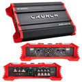 Crunch 4 x 250 at 4 Ohms 2 x 1000W at 4 Ohms Ground Pounder Amplifier