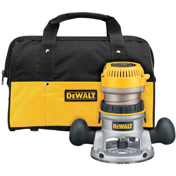 1/2-in Collet 2.25 HP Variable Speed Fixed Base Corded Router with Soft Case, 12 Amp EVS Router (Tool Only)