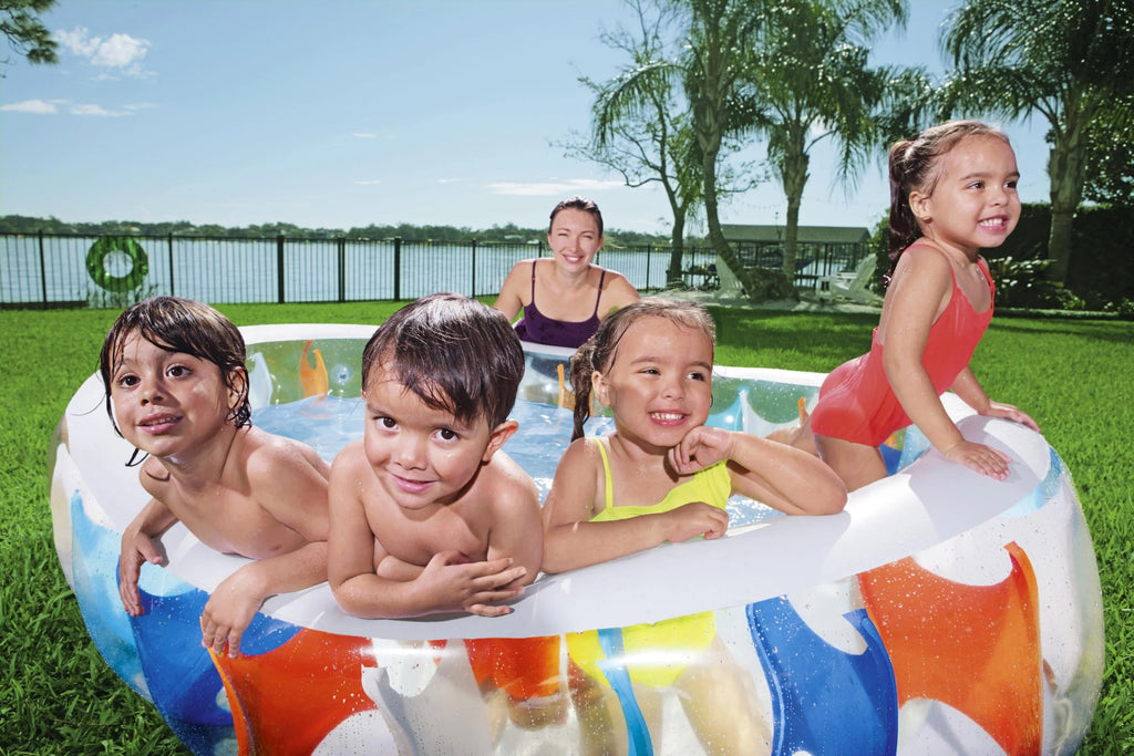 H2OGO! 7'6" x 60" x 20" Elliptic Inflatable Play Pool