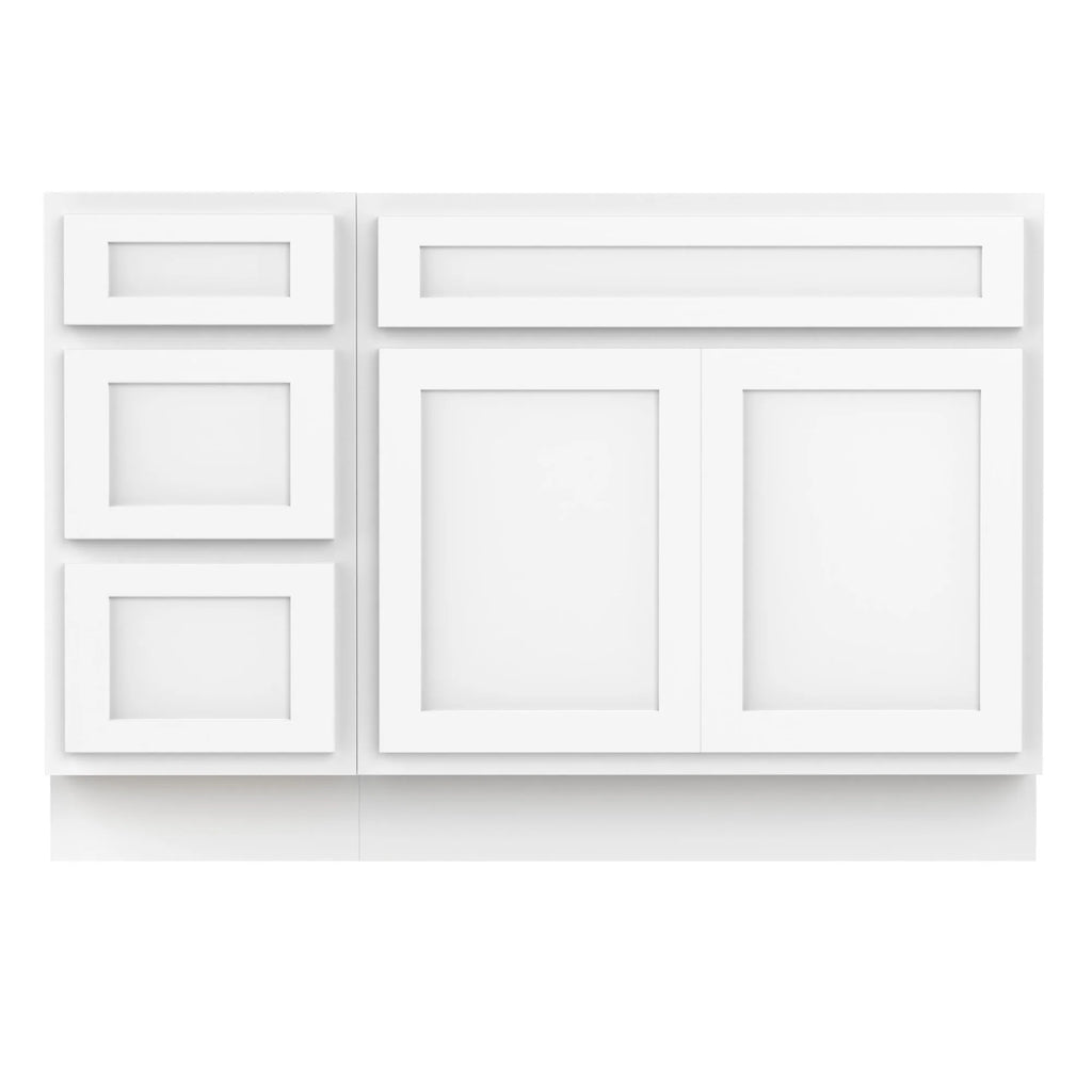 45 in. W x 21 in. D x 32.5 in. H Bath Vanity Cabinet without Top in Gray