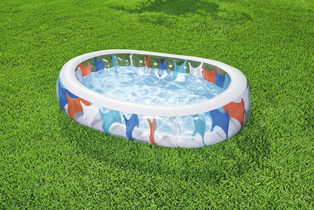 H2OGO! 7'6" x 60" x 20" Elliptic Inflatable Play Pool