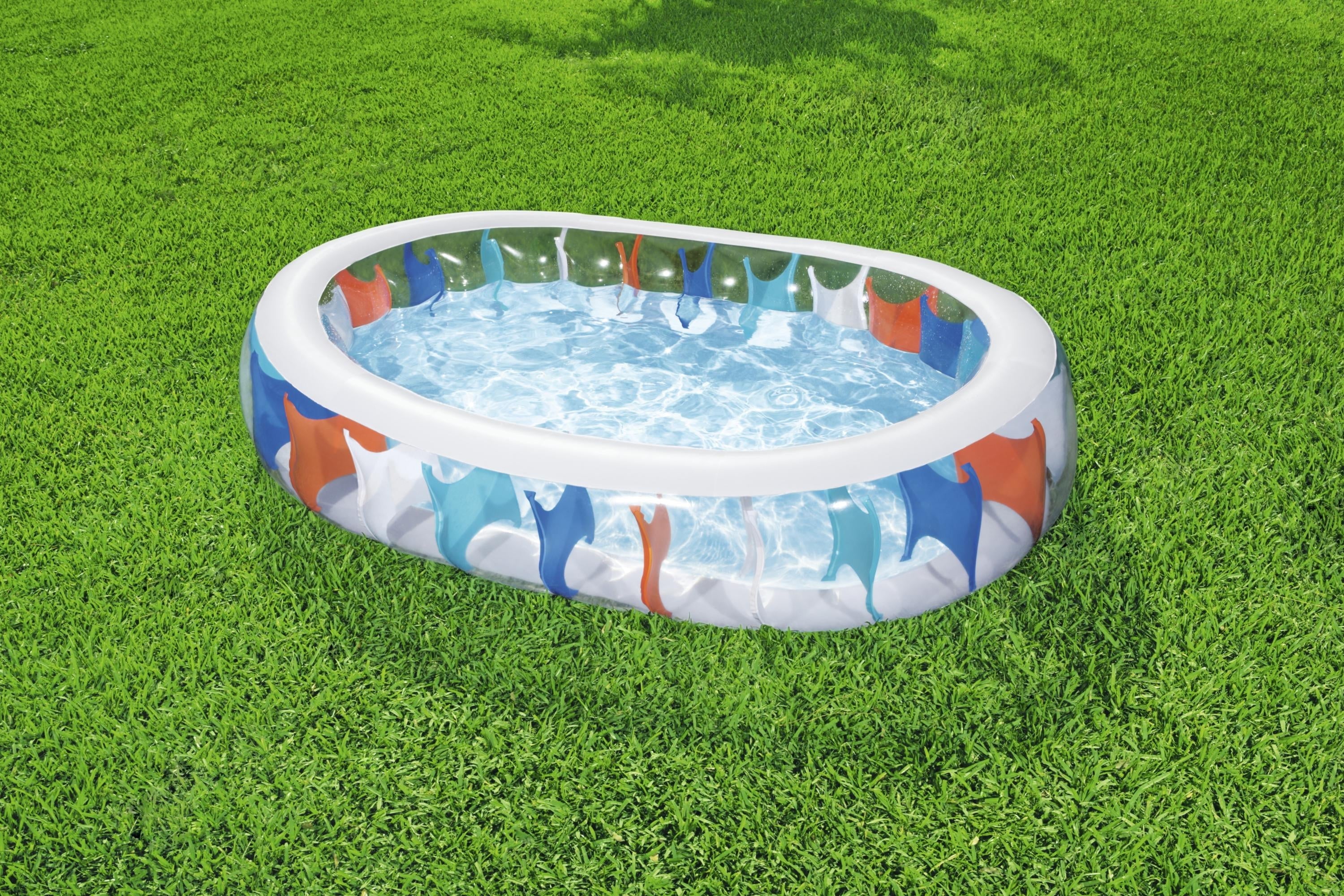H2OGO! 7'6" x 60" x 20" Elliptic Inflatable Play Pool