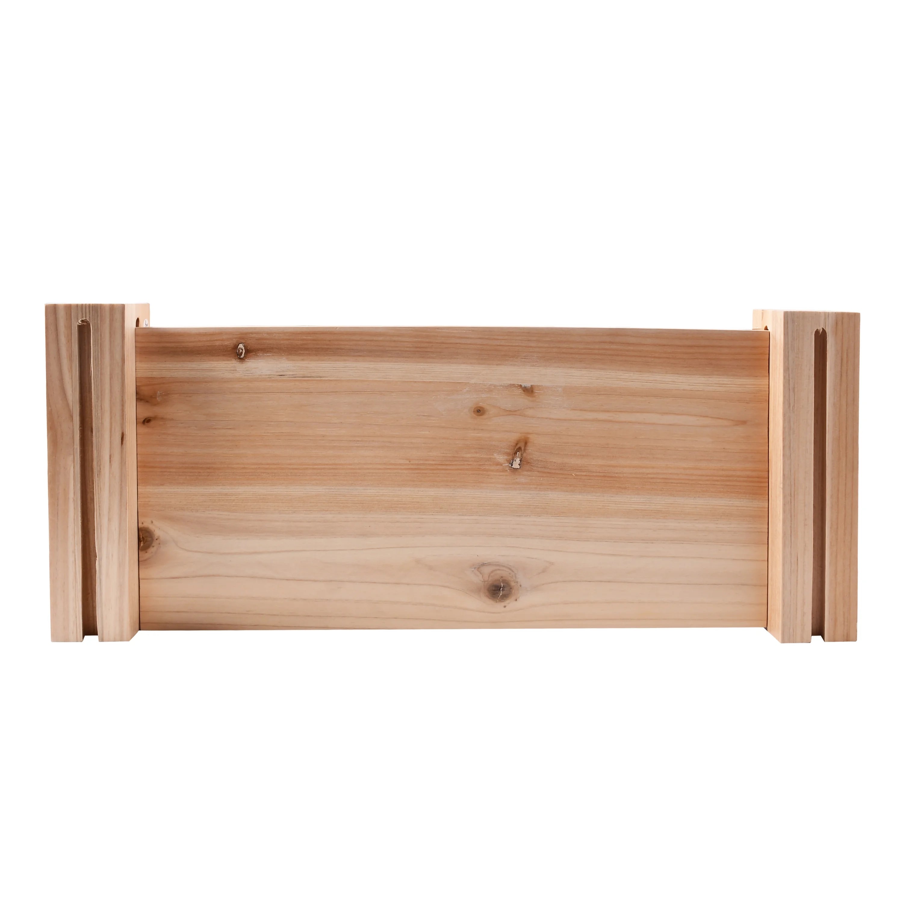 Expert Gardener Outdoor Wood Garden Bed, 7.4 ft L x 2 ft W x 10.6 in H