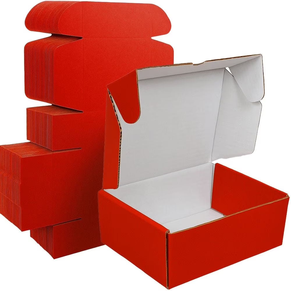 Ucanpack Corrugated Mailer Box Large Packing Supplies For Moving Red , 15 x 11 x 4" - 50 Pcs