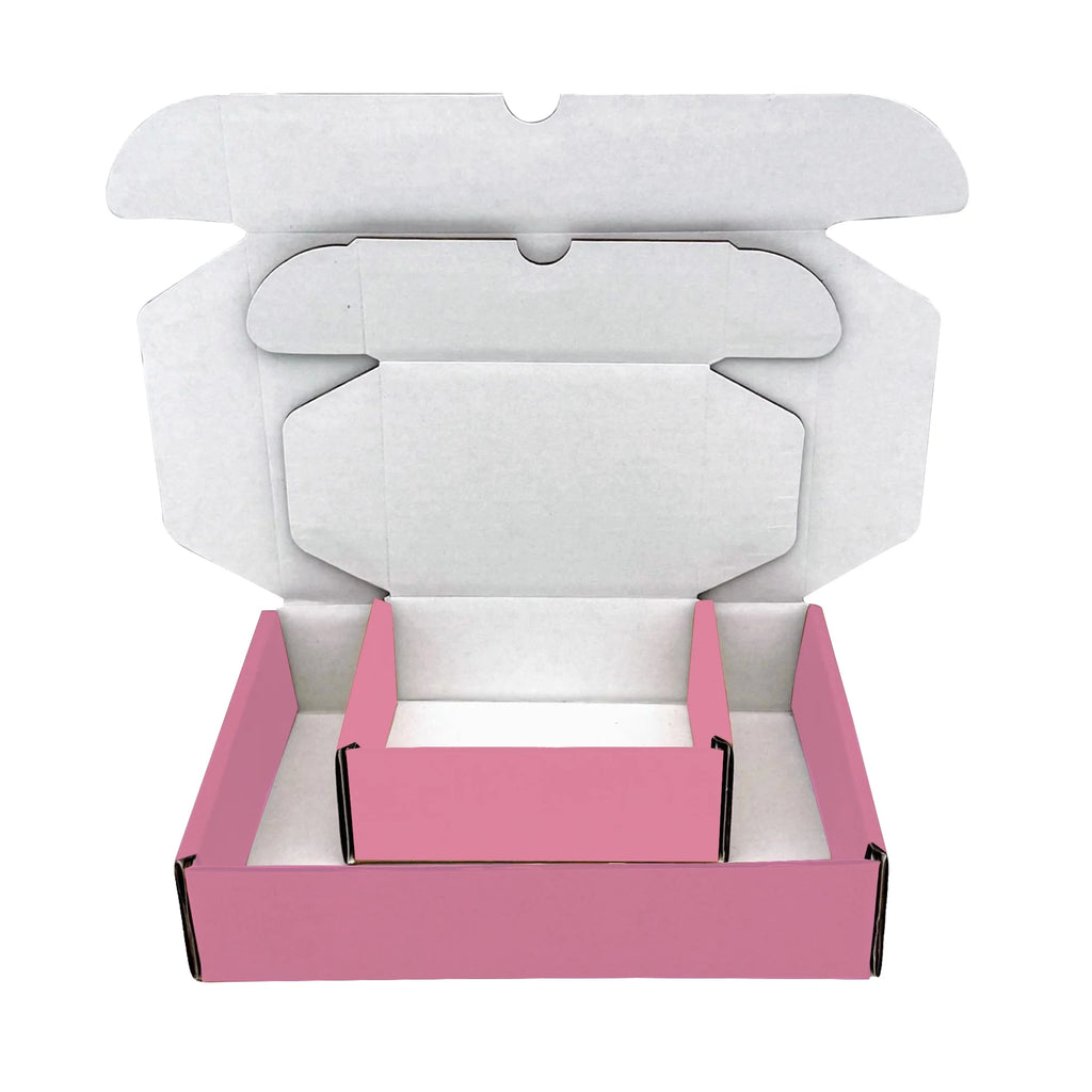 Ucanpack Corrugated Mailer Box Packing Supplies For Moving Pink Large , 24 x 14 x 4" - 25 Pcs