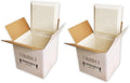 SF12A EcoFriendly Insulated Shipping Cooler, 12" x 12" x 12" (Pack of 2)(9" x 9" x 9" Inside)