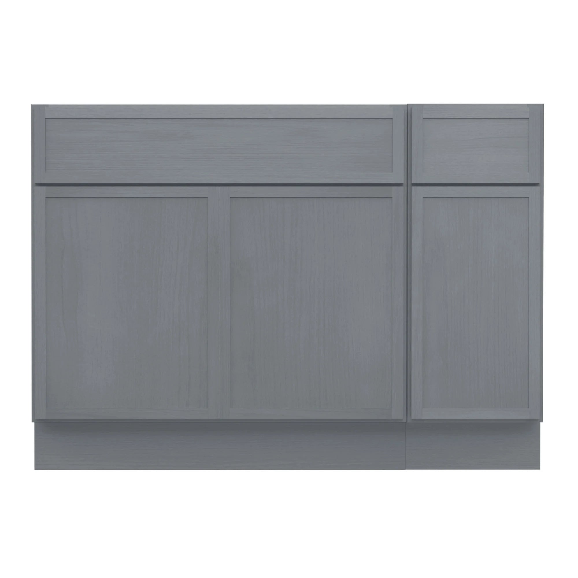 45 in. W x 21 in. D x 32.5 in. H Bath Vanity Cabinet without Top in Brown