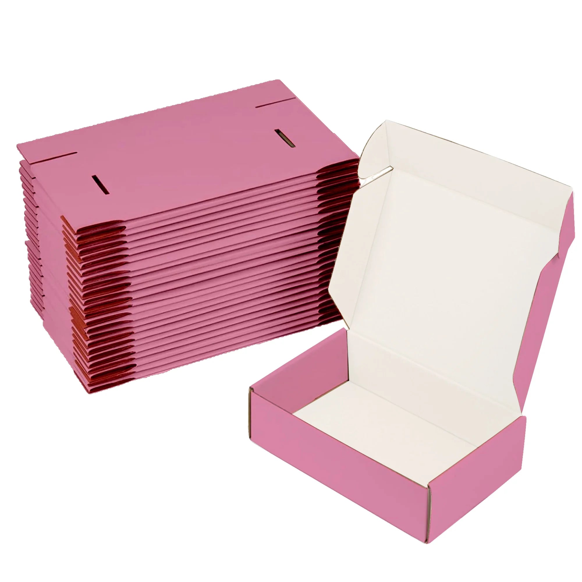 Ucanpack Corrugated Mailer Box Packing Supplies For Moving Pink Large , 24 x 14 x 4" - 25 Pcs