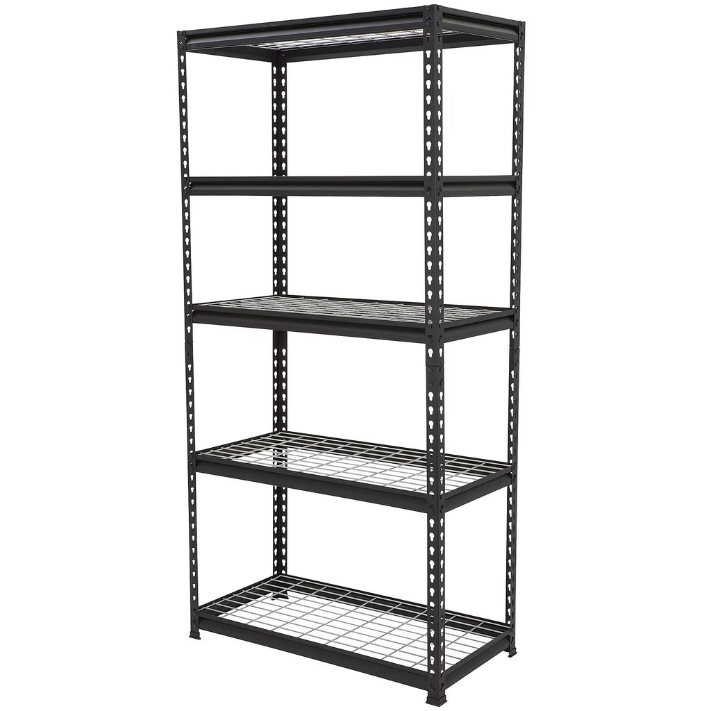 Strongway Heavy-Duty Wire Shelving Unit, 5 Shelves, 4000-Lb. Capacity, 36in.W x 18in.D x 72in.H