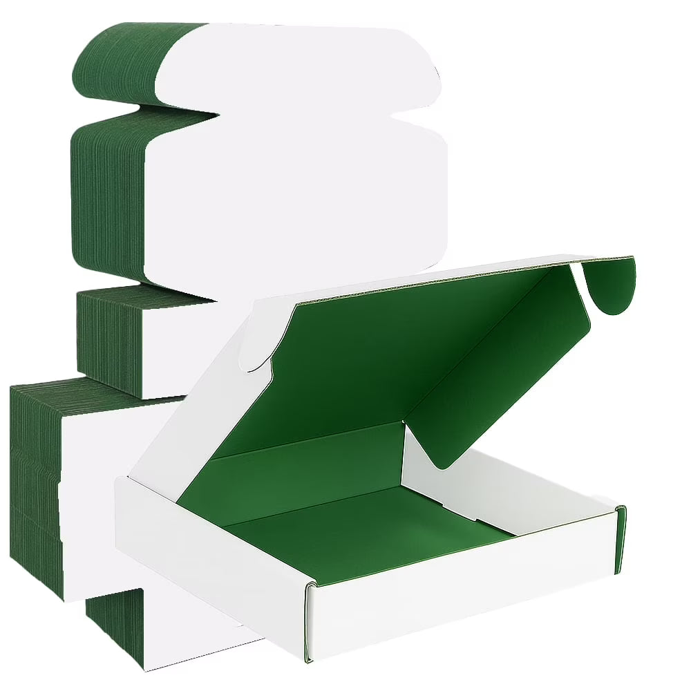 Ucanpack Corrugated Mailer Box Large Packing Supplies For Moving Green, 20 x 16 x 2?" - 50 Pcs