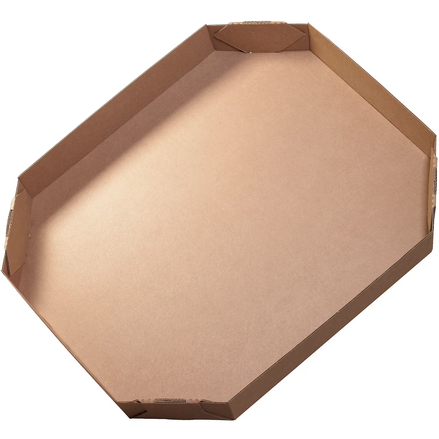 Box Partners Bulk Bin Lids Octagon 46" x 38" x 6" Kraft 5/Bundle 463836OCTLID