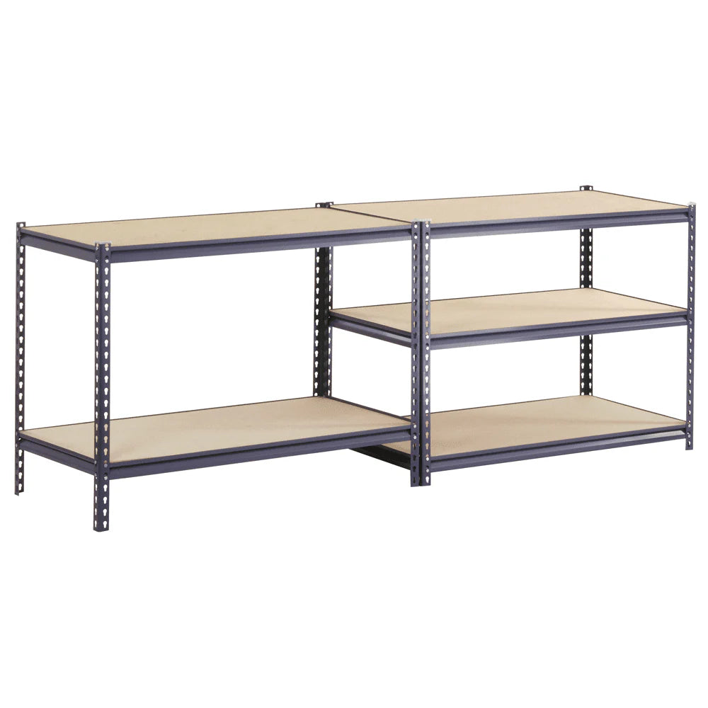 Edsal 36" W x 24" D x 72" H Steel Commercial Shleving Unit, 1250-pound Capacity