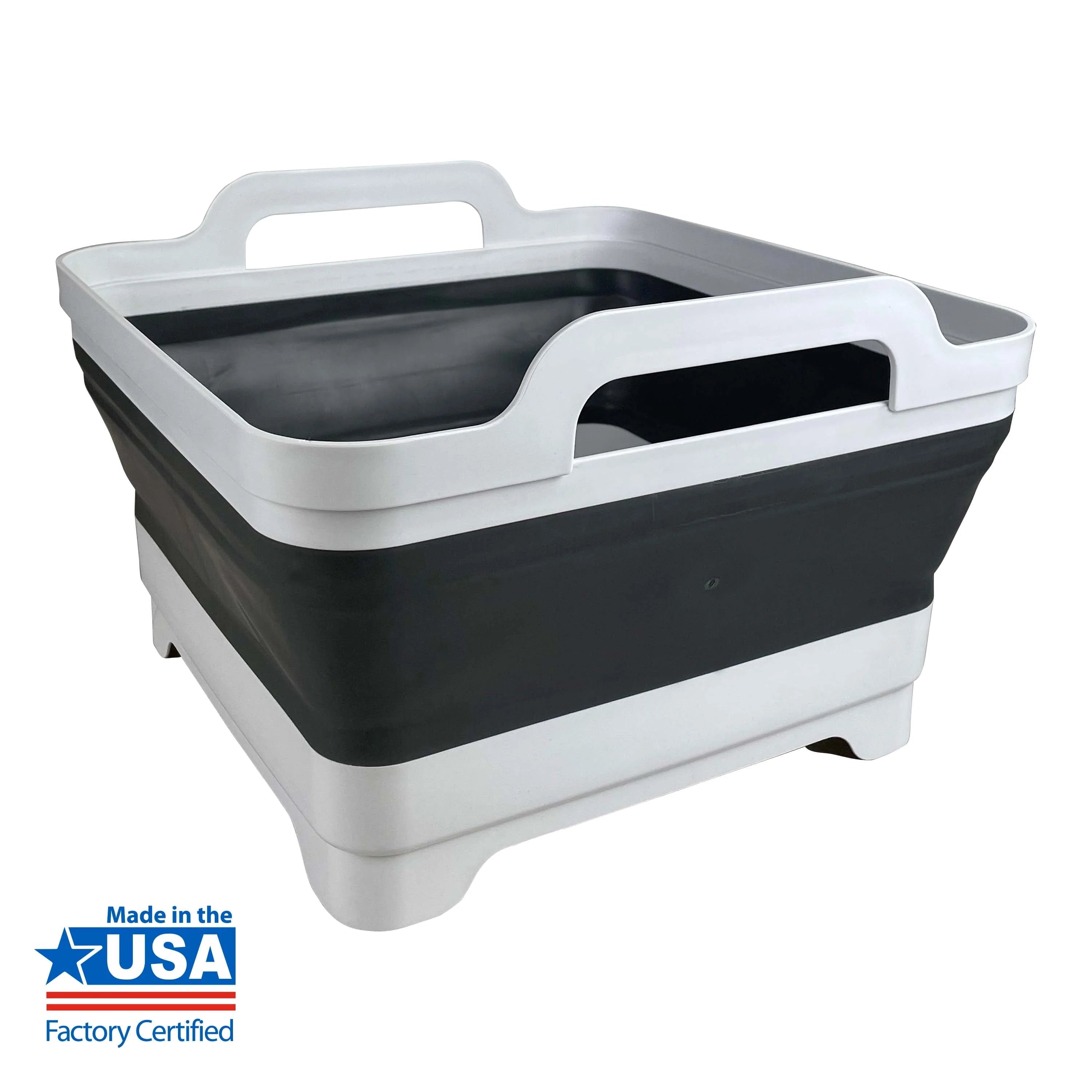 Trail 10-quart Collapsible Sink 12.1 in L x 12.1 in W x 2.75 in H (7.87 in expanded)