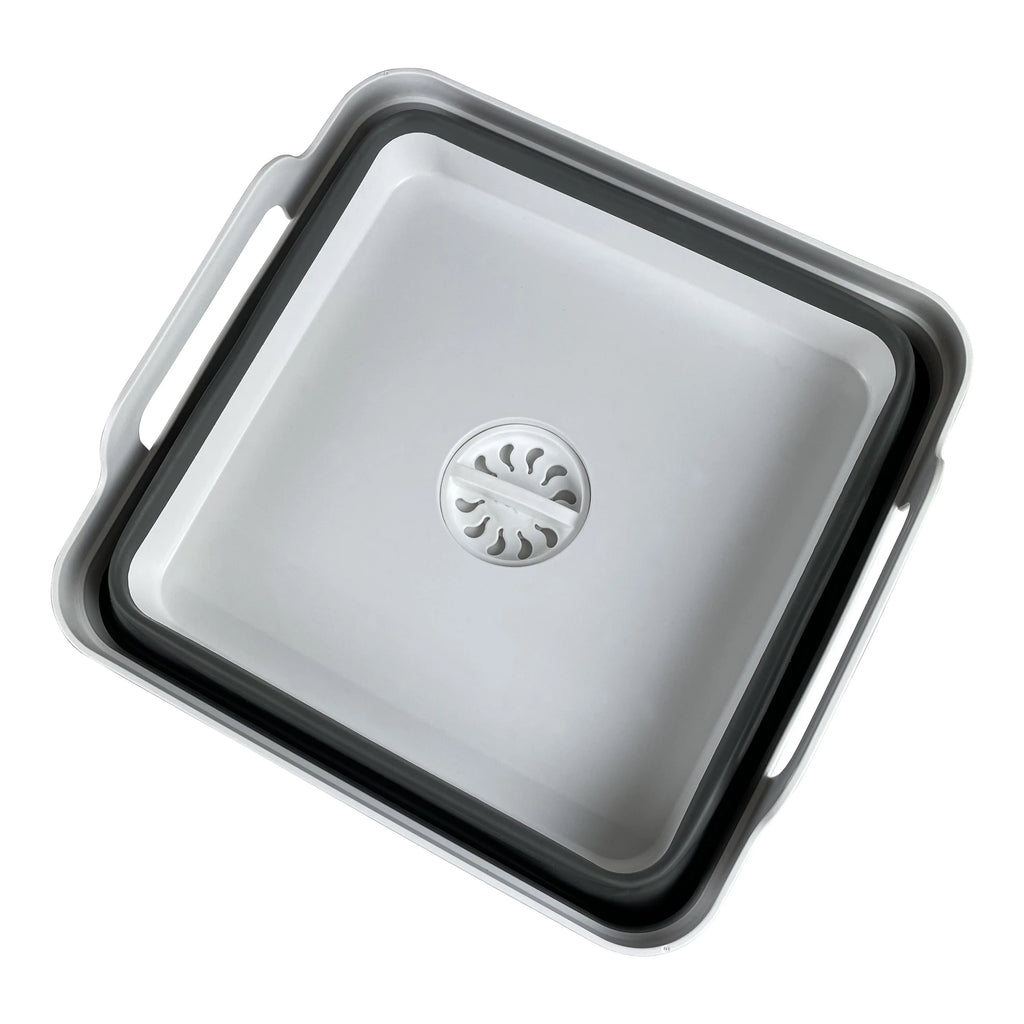 Trail 10-quart Collapsible Sink 12.1 in L x 12.1 in W x 2.75 in H (7.87 in expanded)