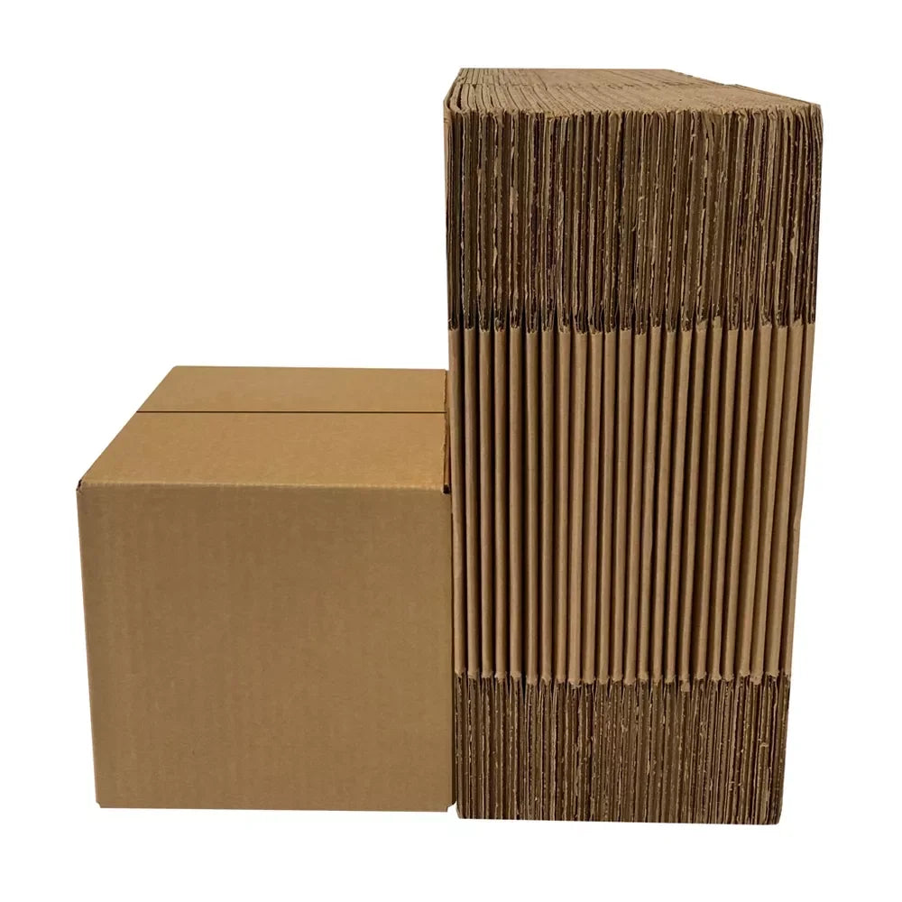 UOFFICE Foldable Single Wall Standard Shipping Boxes, 24" x 24" x 24", 10 Count, 1 Pack