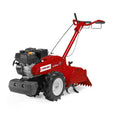 208cc Front Tine Tiller Cultivator - 18-Inch Dual Direction Gas Powered Garden Tiller with Adjustable Handle & 13-Inch Wheels