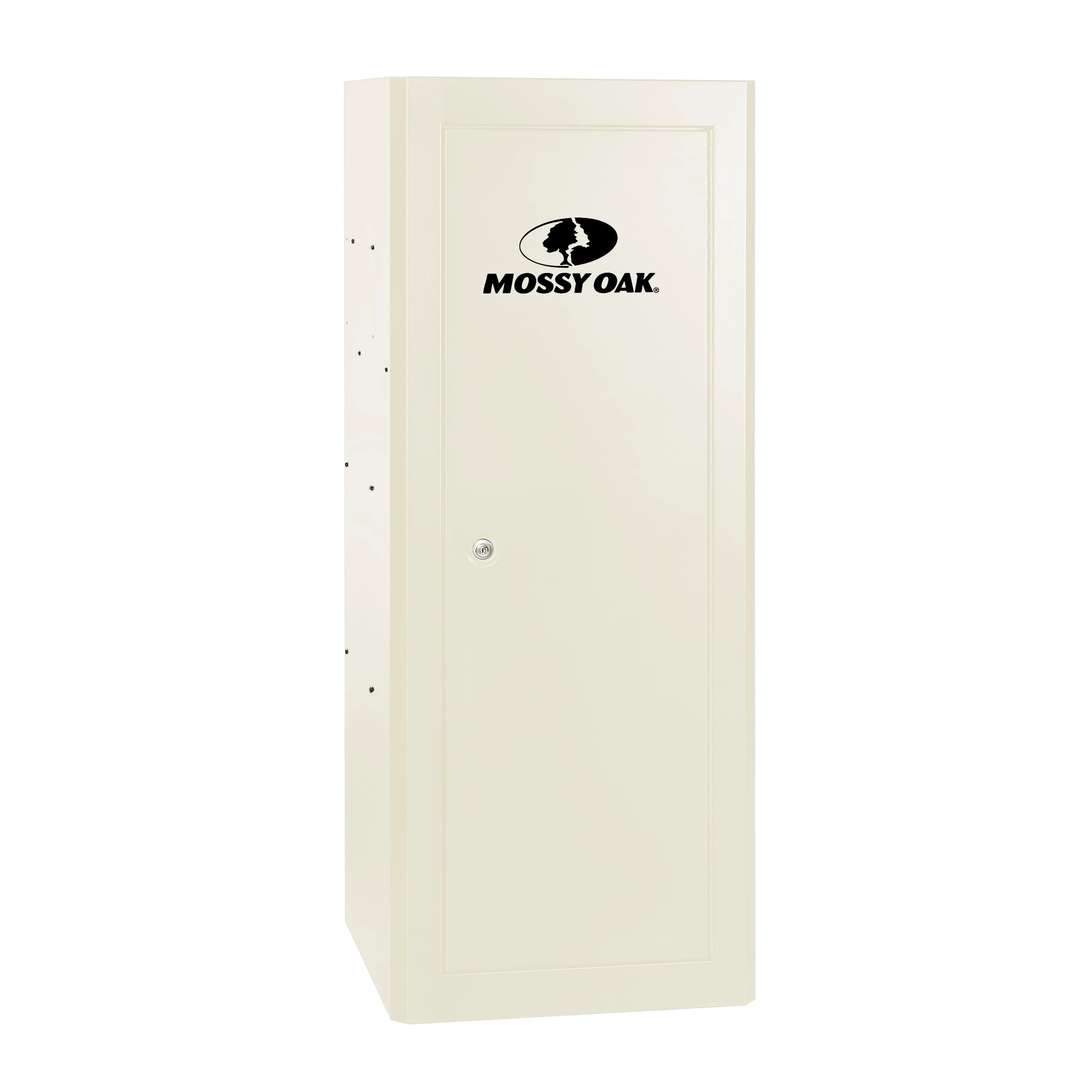 Mossy Oak 18 Gun Security Cabinet, 21 in x 18 in x 55 in, Rifle, Key Lock, White
