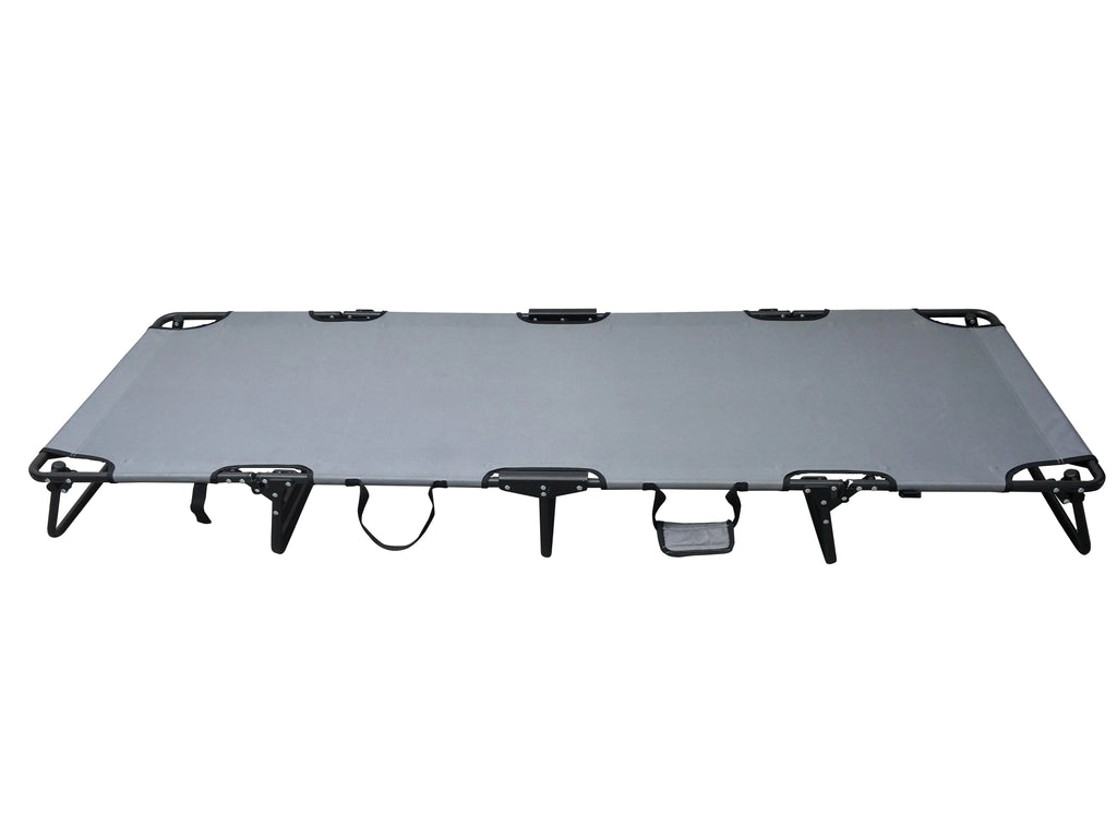 Ozark Trail Camping Folding with Easy Setup Cot, Gray Color, Adult, Open Size 75.6 in x 25 in x 8.46in