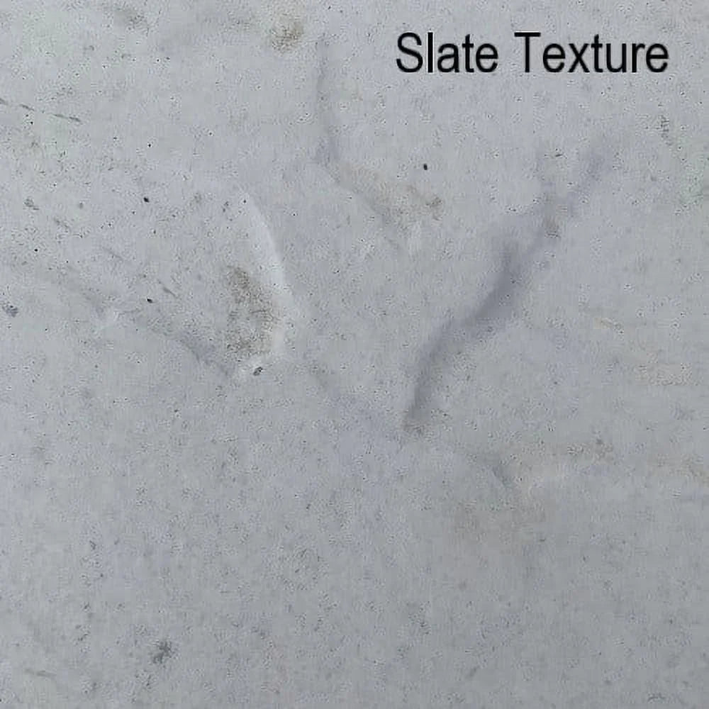 NuCast Precast Concrete Patio Stone - Slate (soft-wave) Texture - 2" x 24" x 24" - QTY OF 1