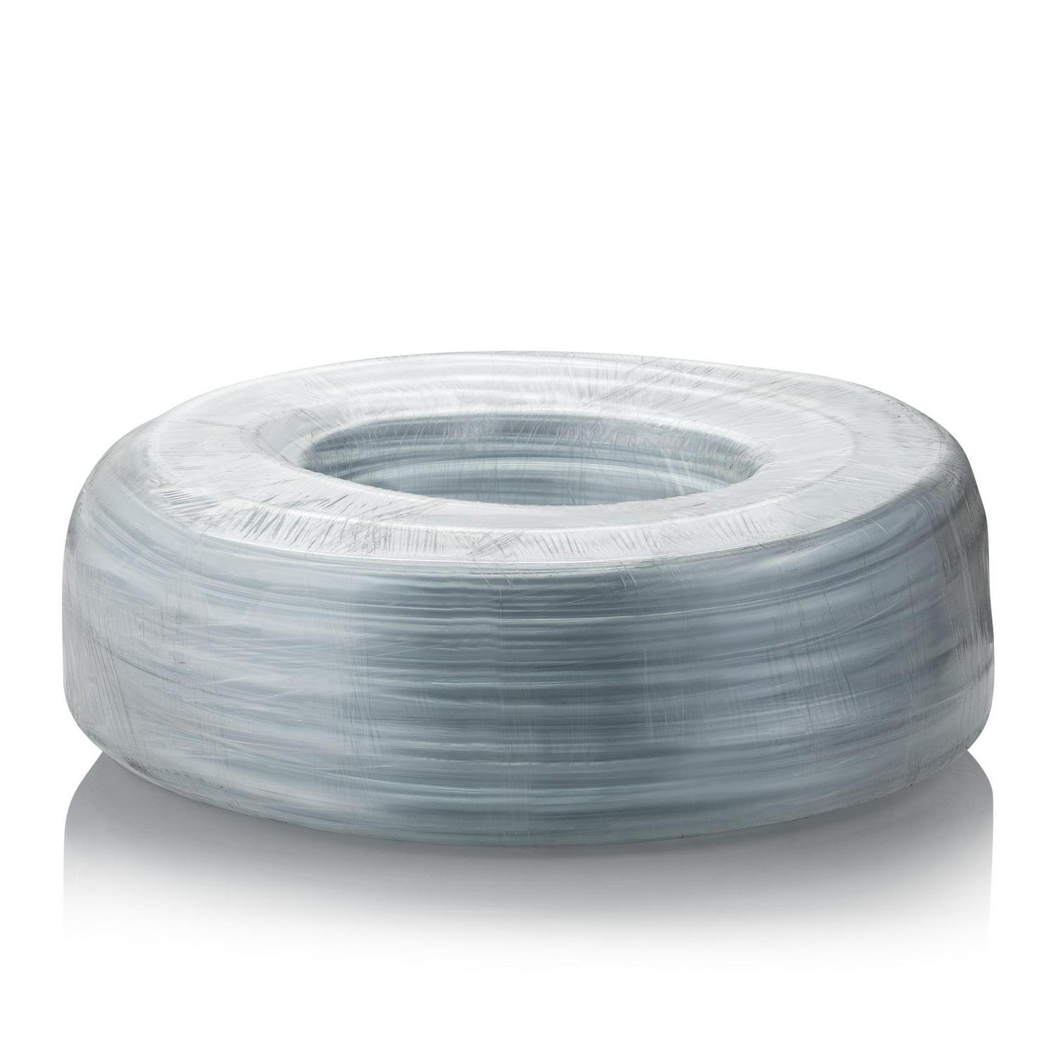 1 In. I.D. x 1-1/4 In. O.D. x 100 ft. Multi-Use Clear Flexible Vinyl Tubing