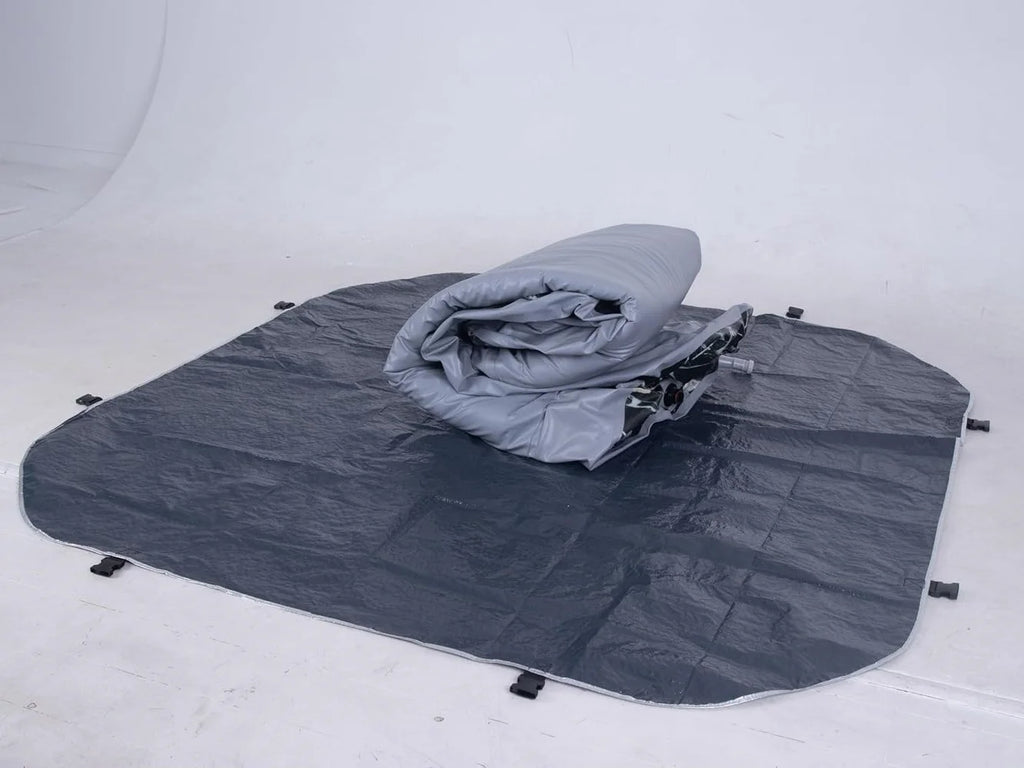 Garvee Inflatable Hot Tub 82.67 x 82.67 x 27.55", for 4-6 Persons, 105 Jets, Marble Design