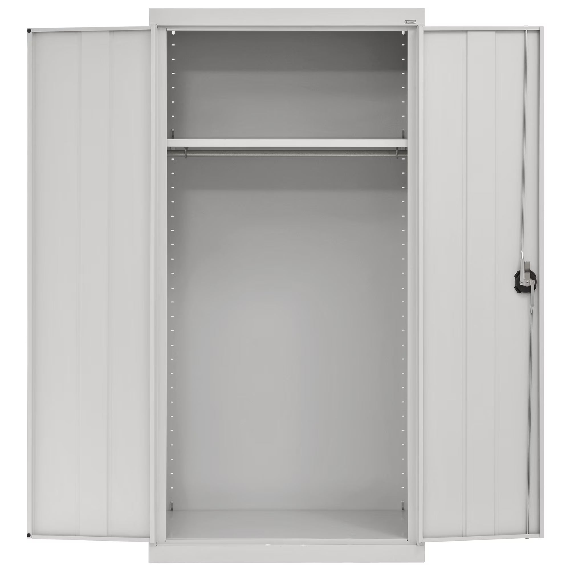 Elite Series Wardrobe Cabinet with Adjustable Shelf, 36"W x 24"D x 72"H, Dove Gray