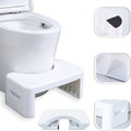 Toilettes de salle de bain, plateau multifonction amovible, marche portable, tabouret squat pratique et compact, robuste (blanc)