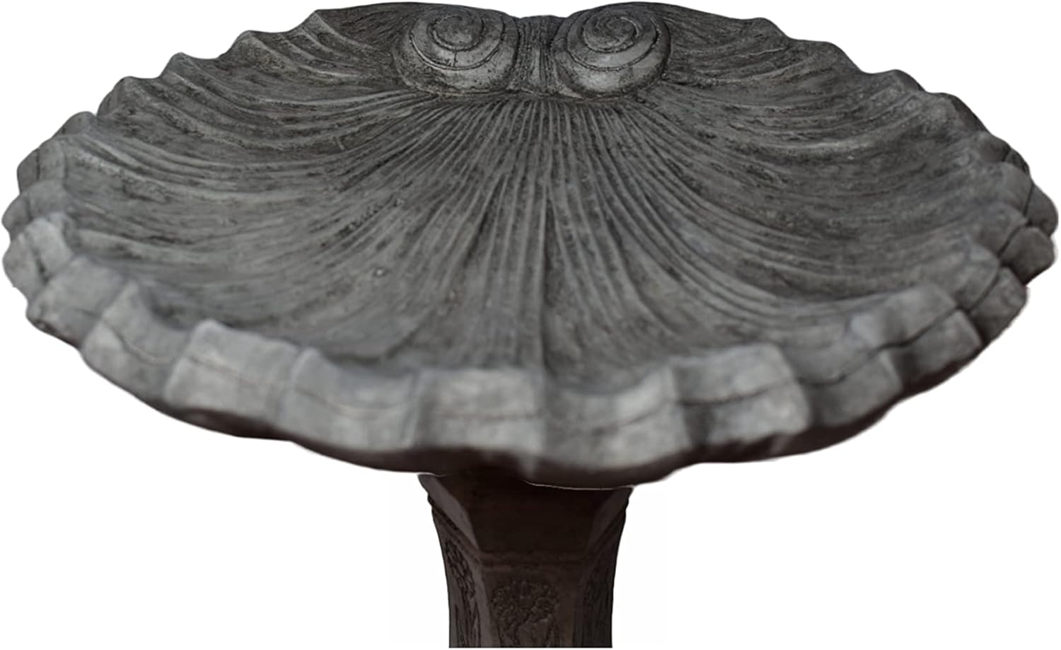 Solid Rock Stoneworks Fanciful Birdbath - 26" h x 22" w x 20" d - Pre-Aged