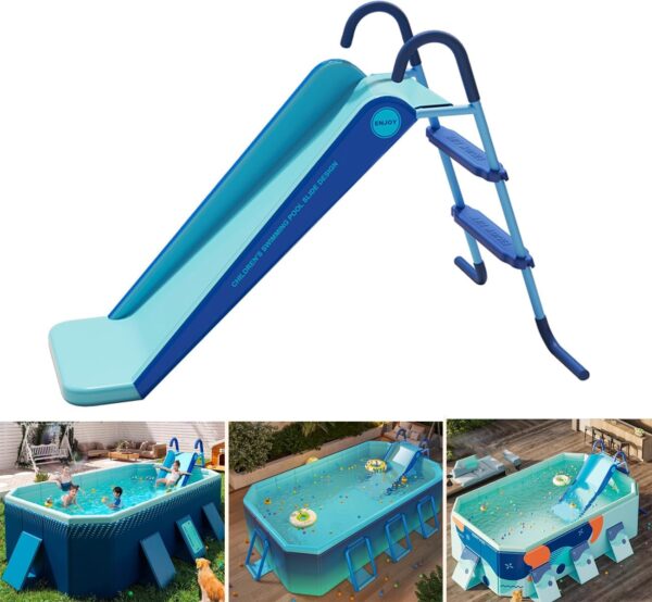 Inflatable Pool Water Slide - Swimming Pool Slide for Backyard Outdoor Fun