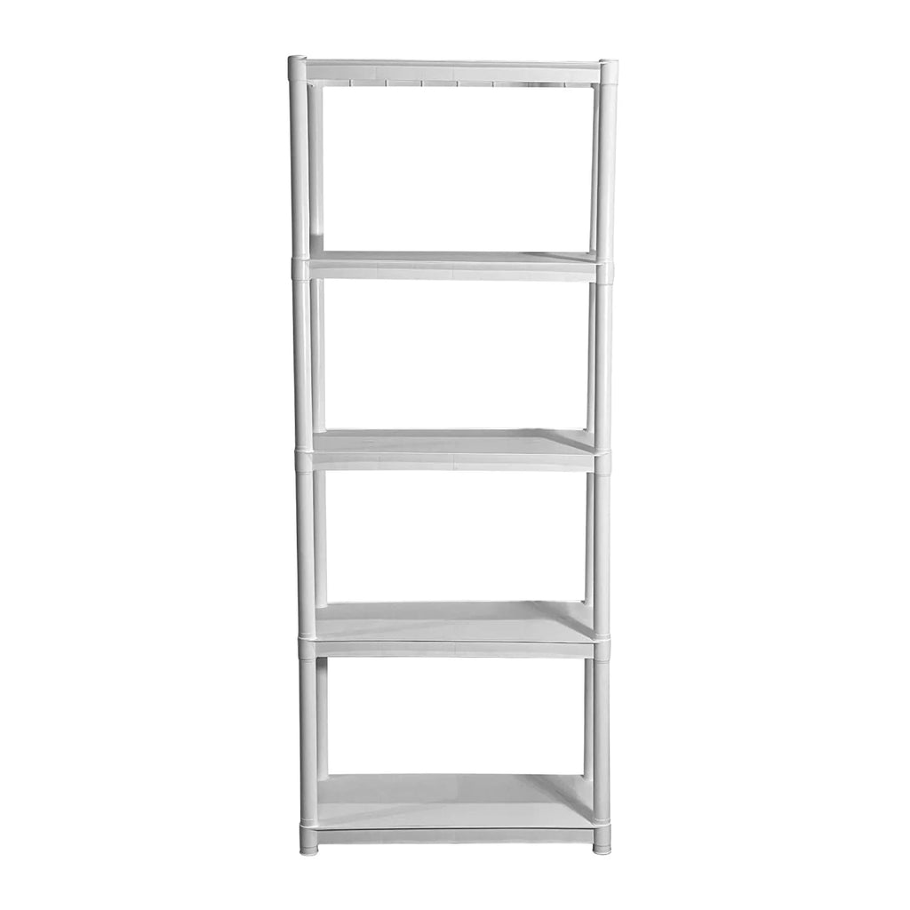 Juggernaut Storage 30"W x 14"D x 75.5"H 5-Shelf Garage Shelves, White
