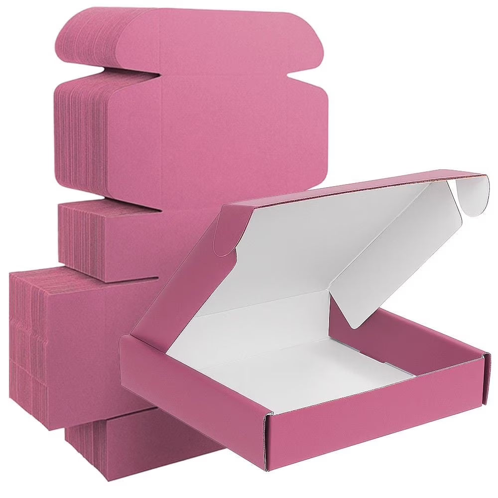Ucanpack Corrugated Mailer Box Packing Supplies For Moving Pink Large , 24 x 14 x 4" - 25 Pcs