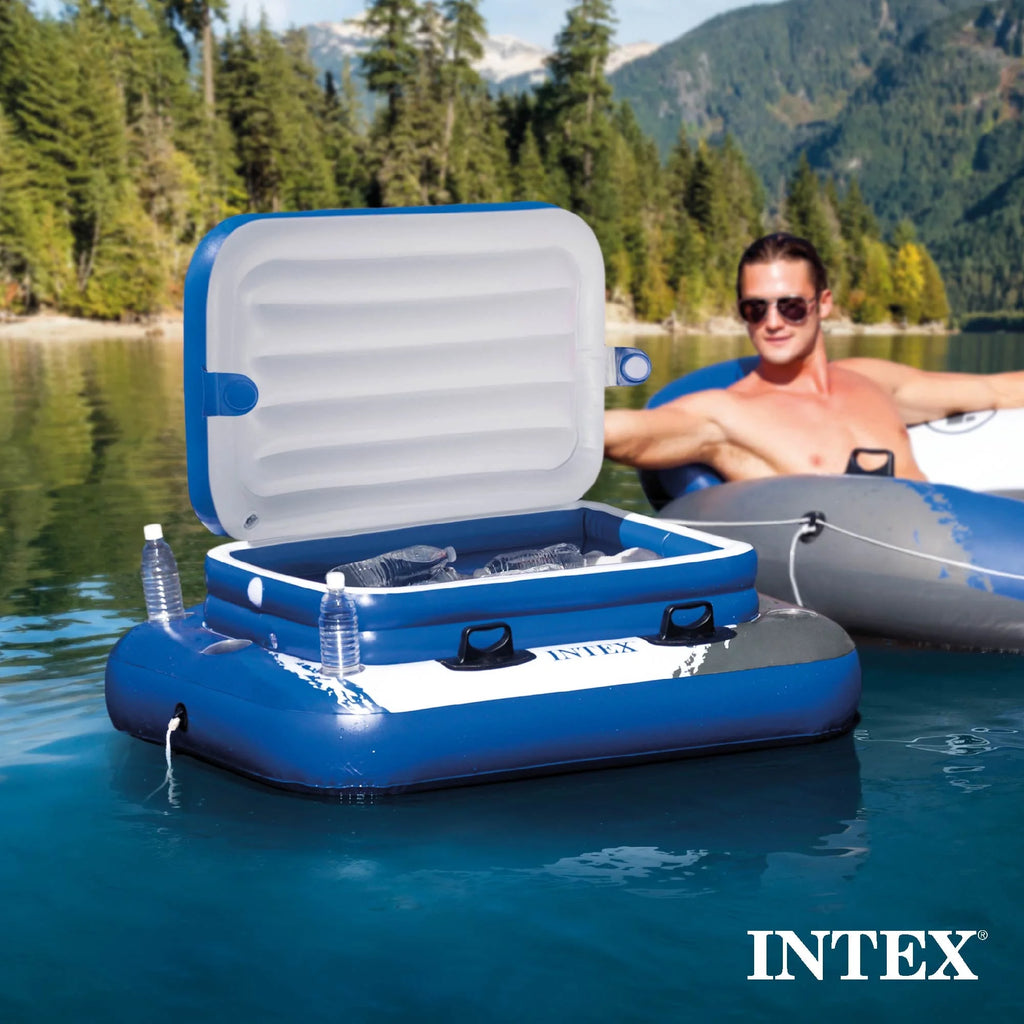 INTEX 18ft x 9ft x 52in Ultra XTR Above Ground Pool, Floats (2 Pack), & Inflatable Cooler