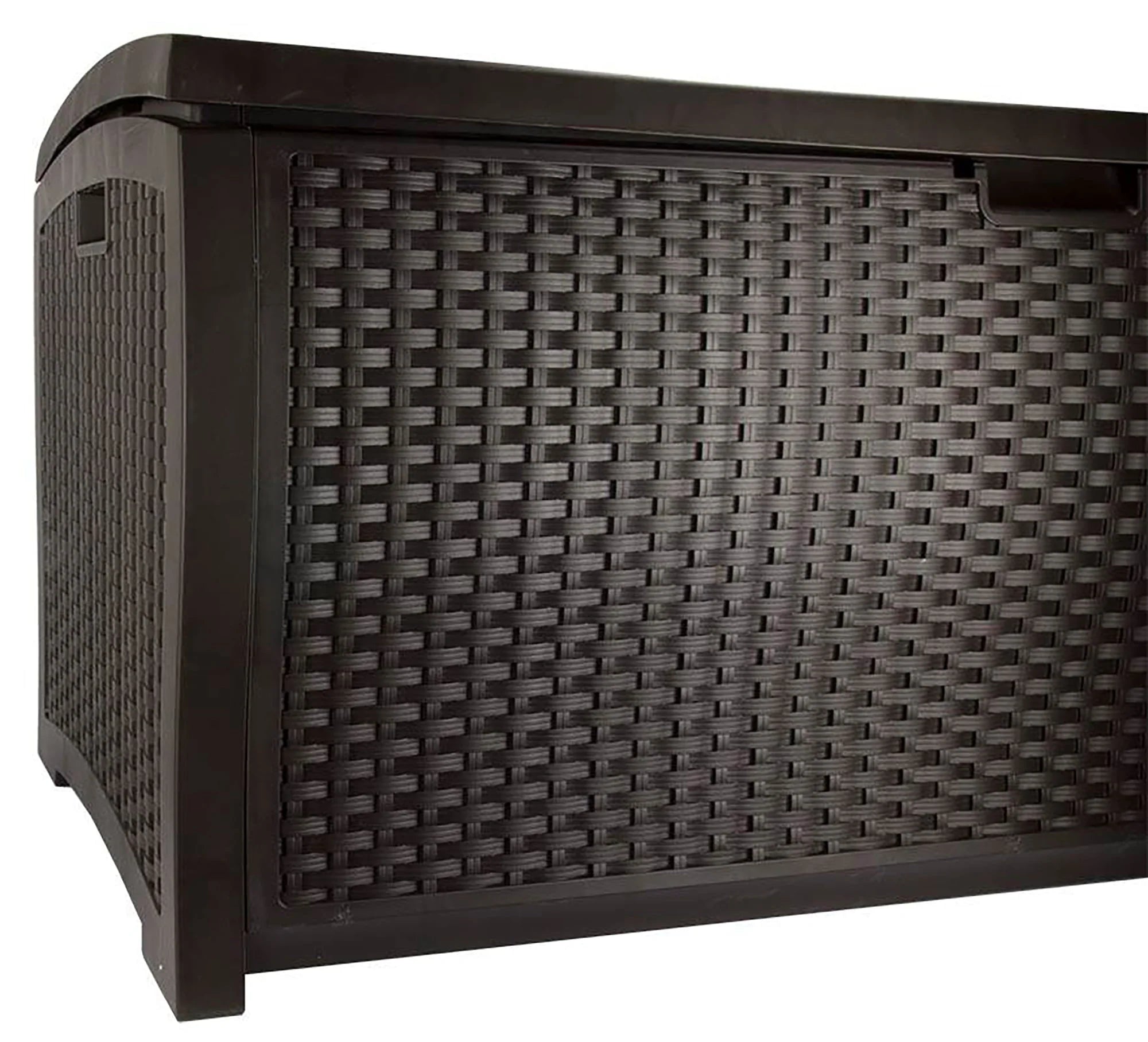 Suncast Resin 99-Gallon Deck Box - Mocha Brown - DBW9200- 52 in D x 27.5 in H x 27.6 in W